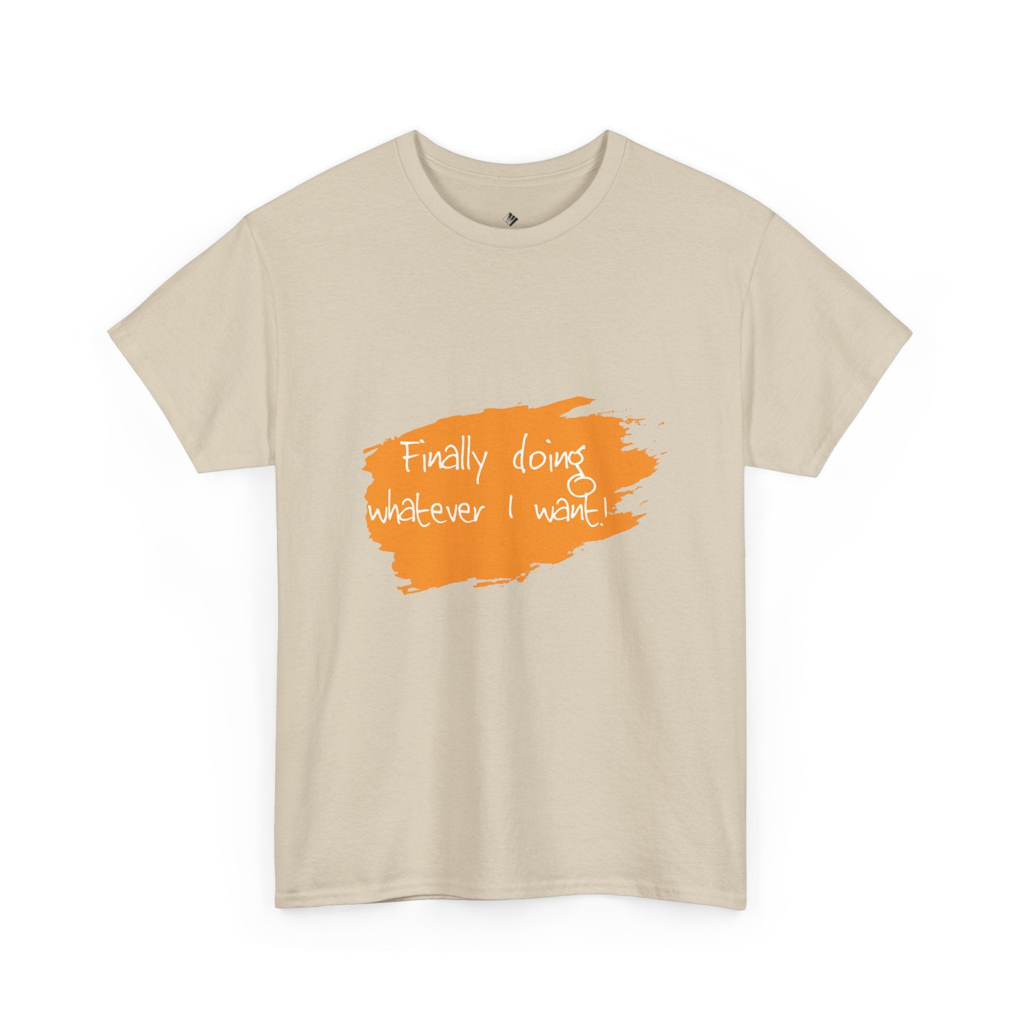Retirement Tee — "Finally Doing Whatever I Want" Cotton Retirement T-Shirt