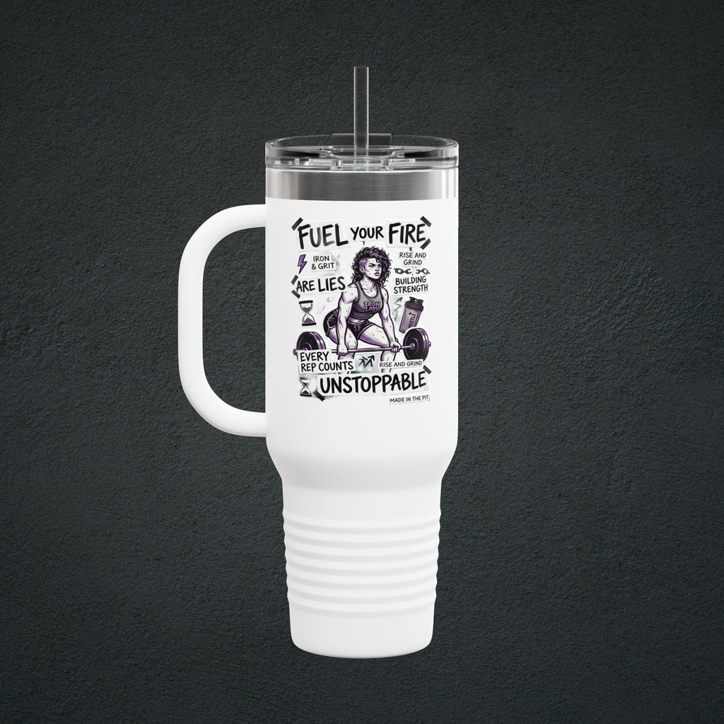 Fitness Motivational Tumbler 40oz