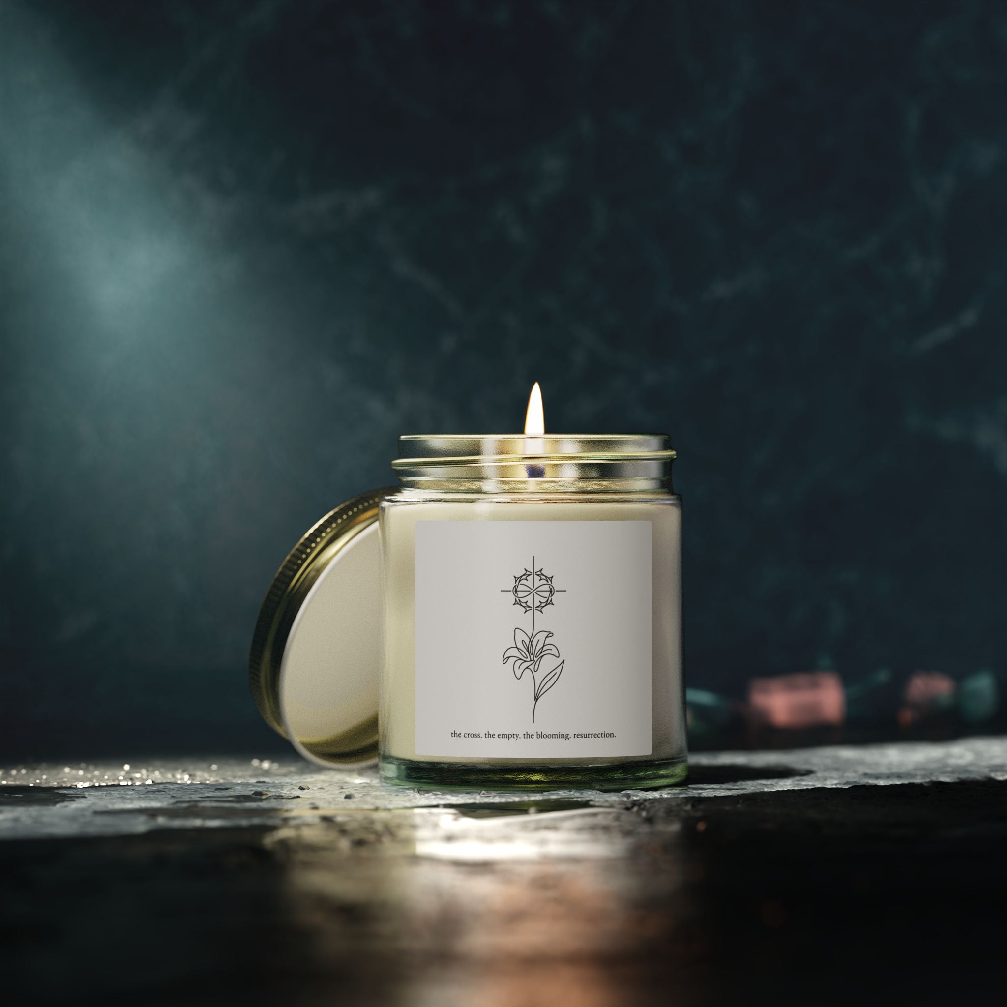 Coconut Apricot Scented Candle