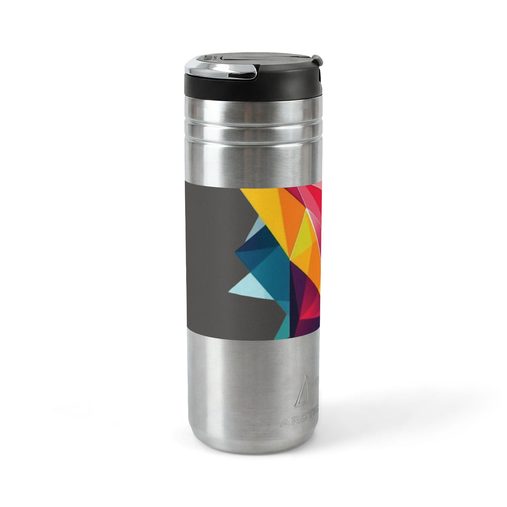 Colorful Geometric Prism Stainless Steel Tumbler | 24oz