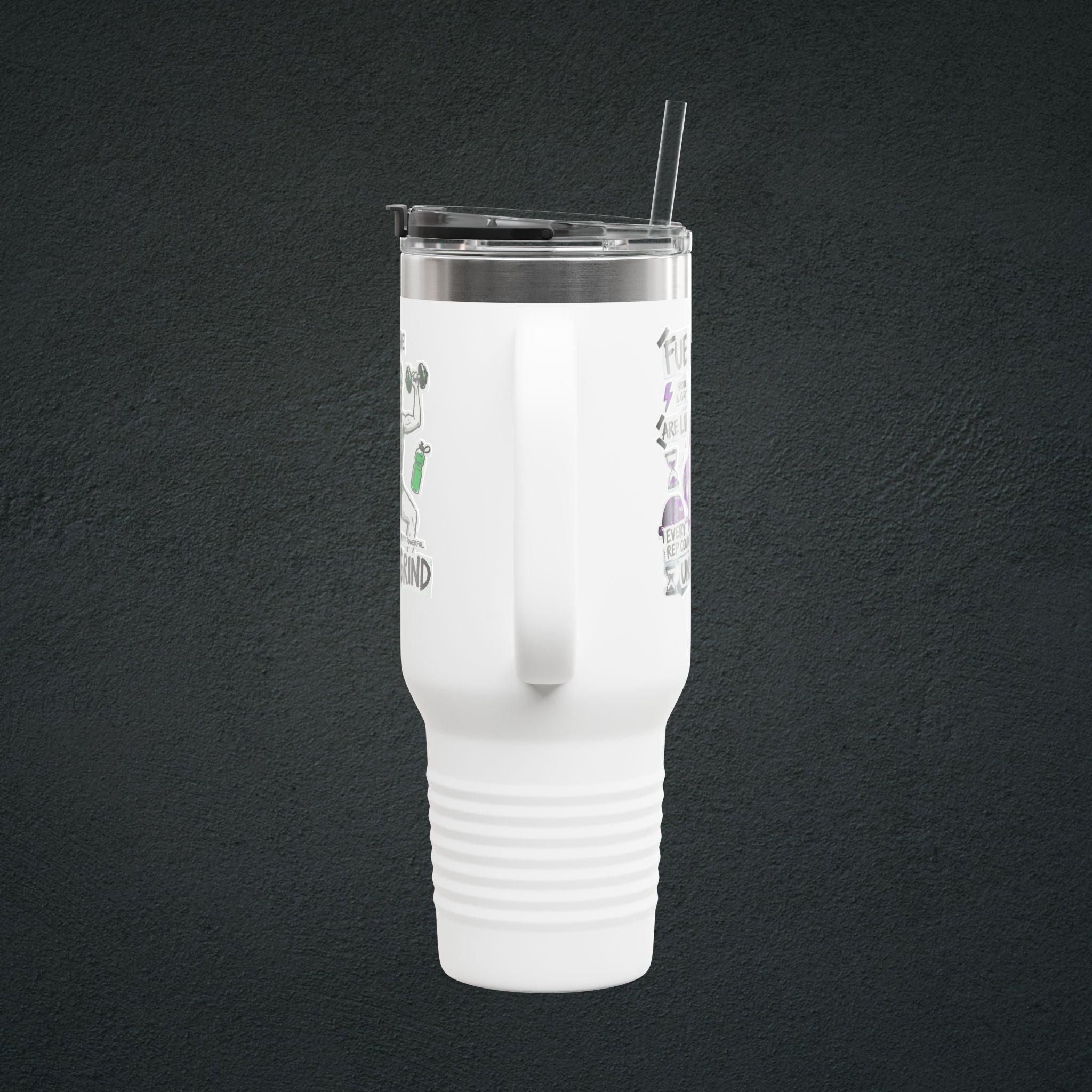 Fitness Motivational Tumbler 40oz