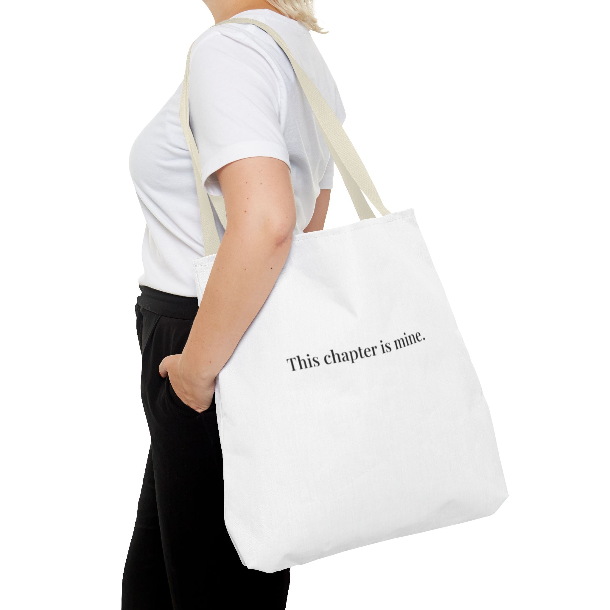 This Chapter Is Mine — Minimal Canvas Tote