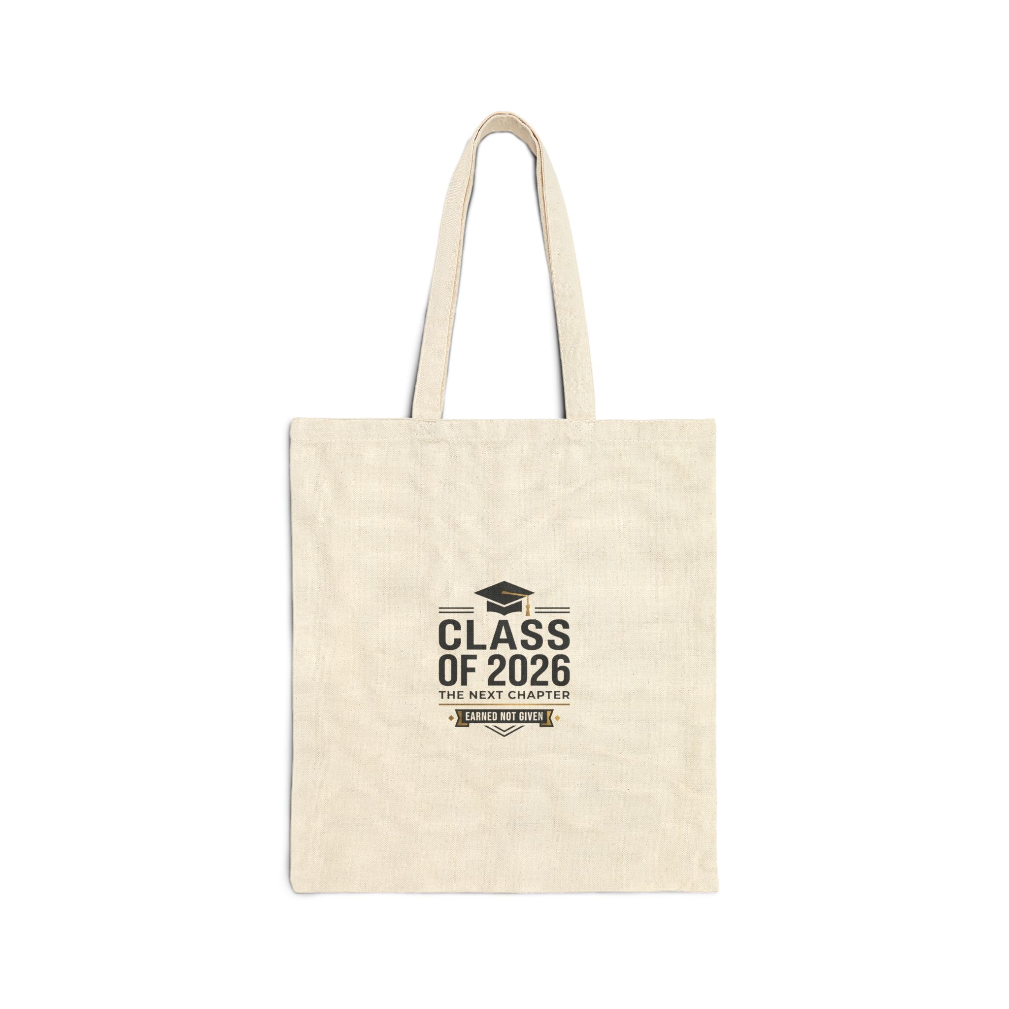 Class of 2026 Tote, Graduation Canvas Tote | Senior 2026 Milestone