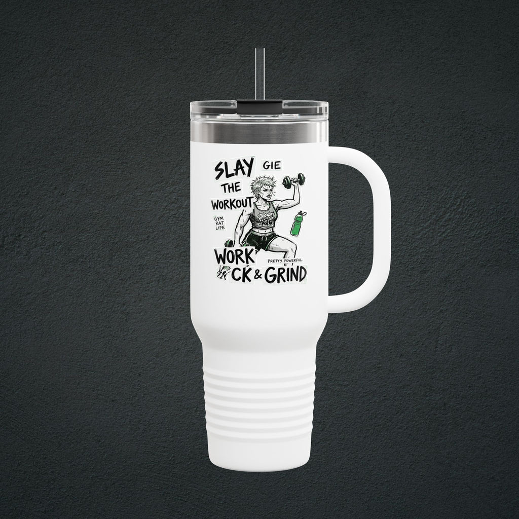 Fitness Motivational Tumbler 40oz