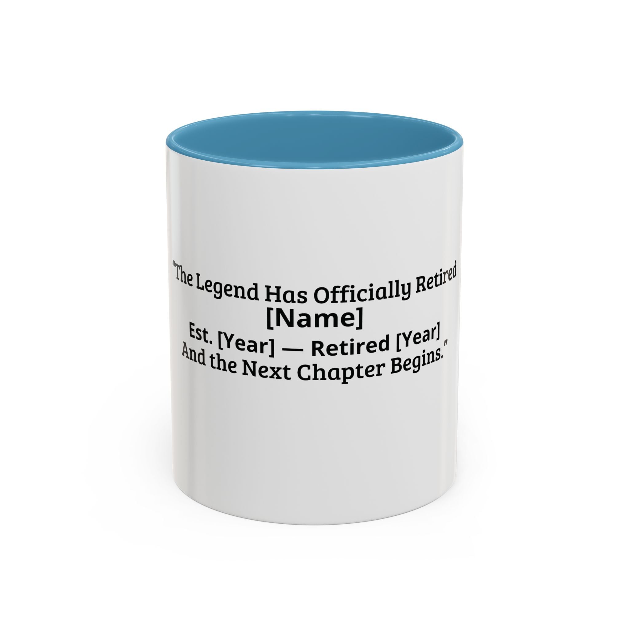 Retirement Coffee Mug - "The Legend Has Officially Retired" Personalized Gift