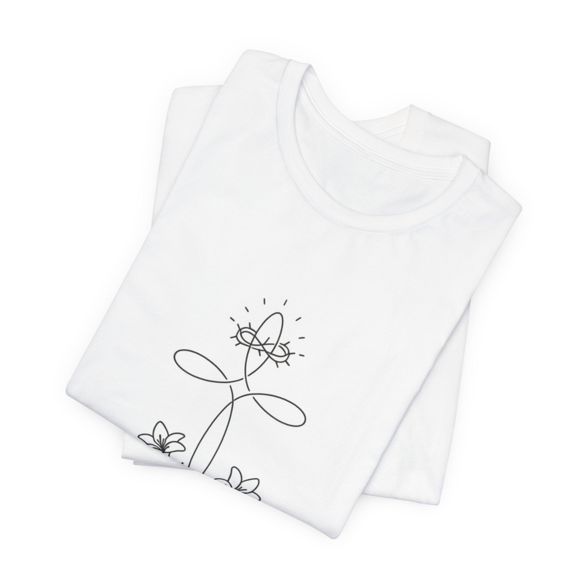 Where Hope Blooms Floral Cross T-Shirt