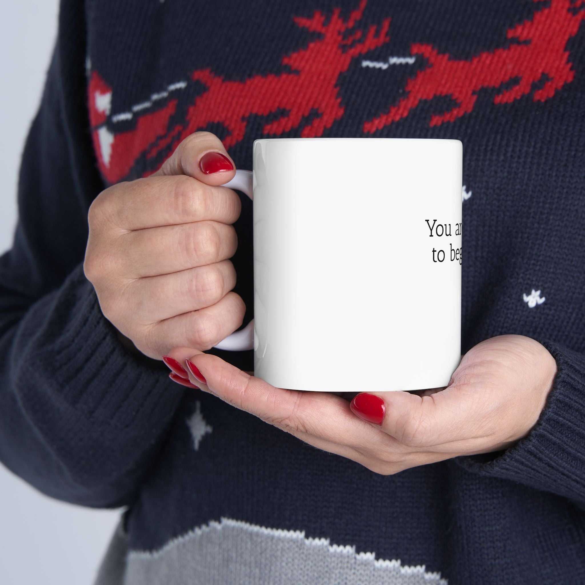 You Are Allowed to Begin Again — Meaningful Gift Mug