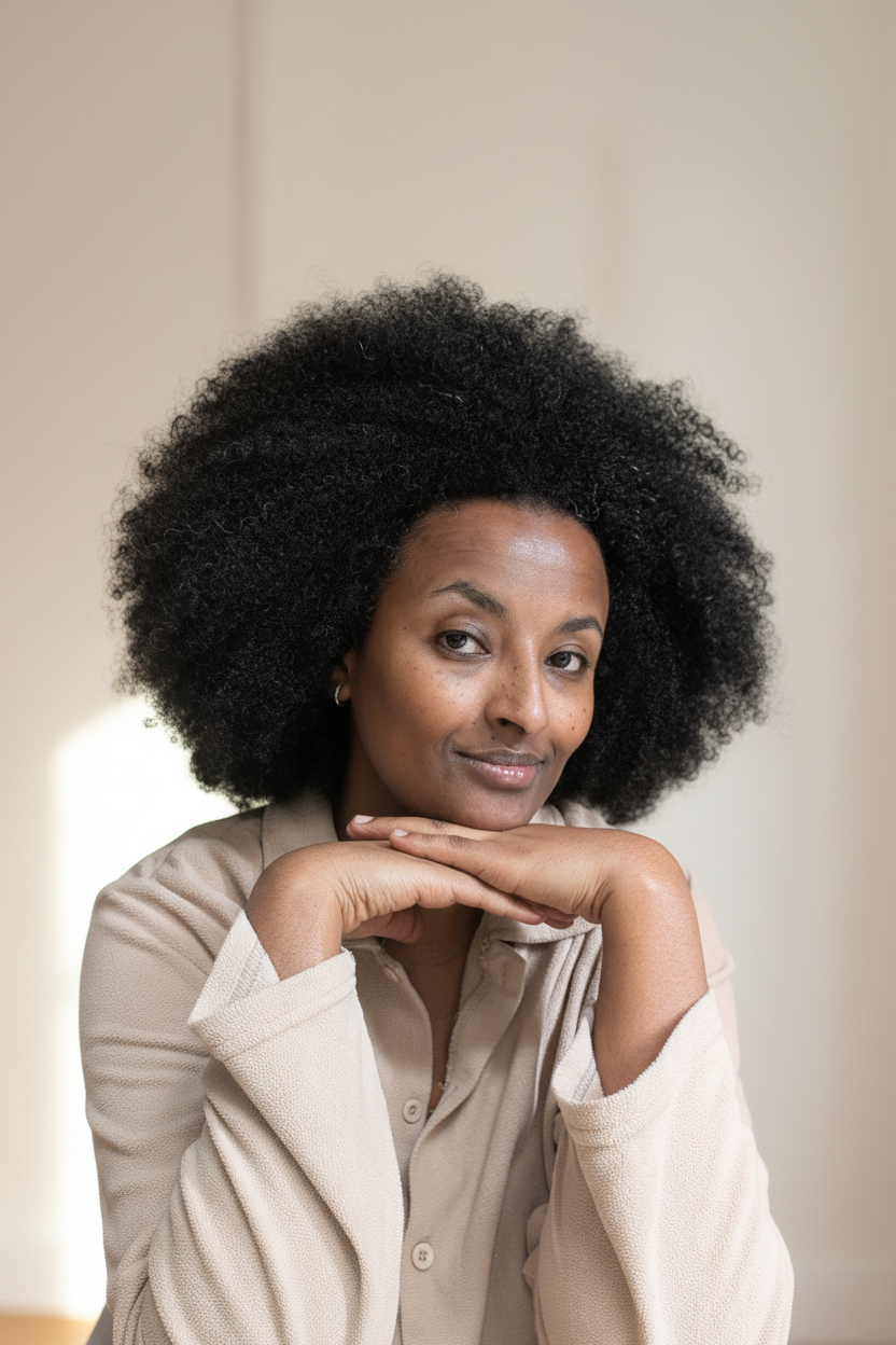 Simret with soft natural light background